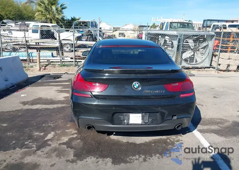 2014 BMW 640I Gran Coupe из США, поврежденный, VIN WBA6A0C57ED317897